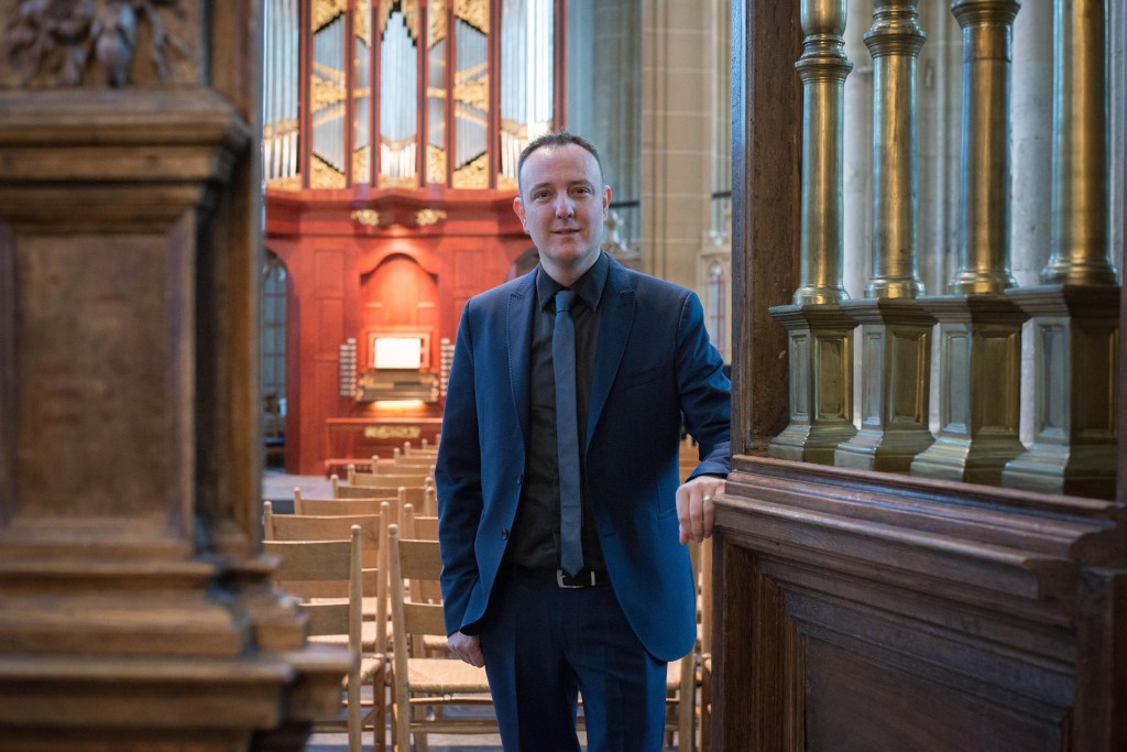 Organist Gerwin van der Plaats